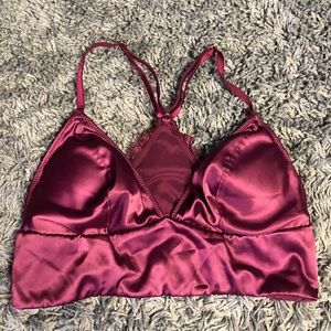 Victoria’s Secret Maroon Lightly Lined Bralette
